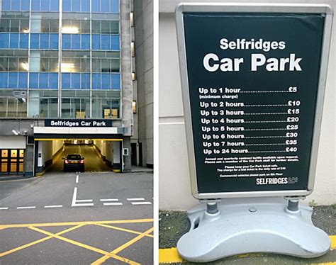 selfridges manchester parking